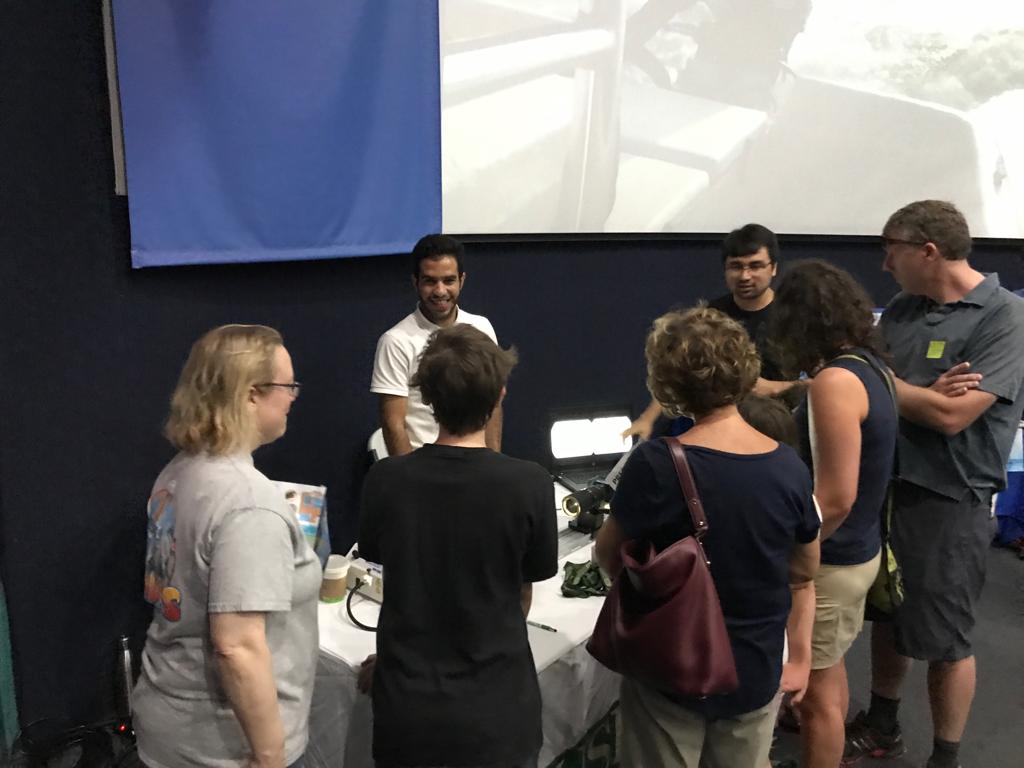 at marine fest reaching out the community